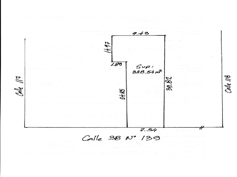 AV. 38 N° 139 E/117 y 118
